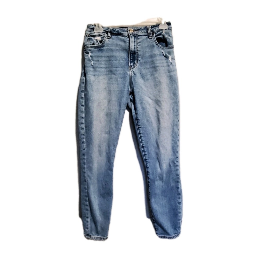 Abercrombie And Fitch Jeans Womens Size 6 Regular Blue Super Skinny Ankle...